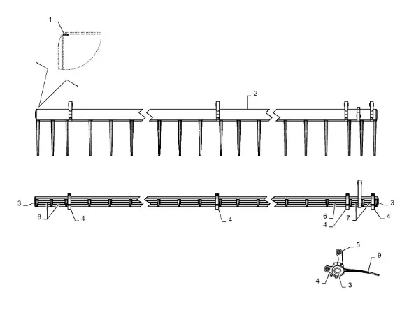 48130706 - Гребёнка жатки
