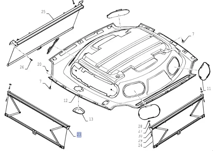 87668031 - Солнцезащитный козыр
